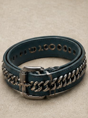 Chain Link Biker Belt