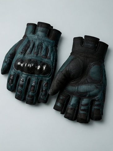 Cruiser Leather Half Gloves