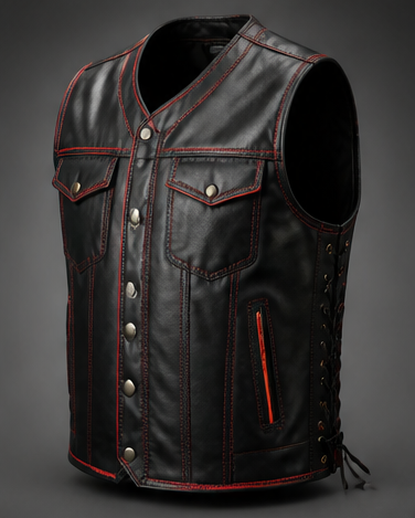 Highway Marshal Leather Vest